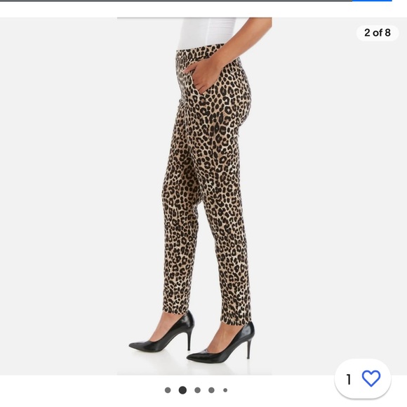 Michael Kors Pull-on Cheetah Trousers Animal Print with Pockets ✨brand n… - Picture 6 of 13
